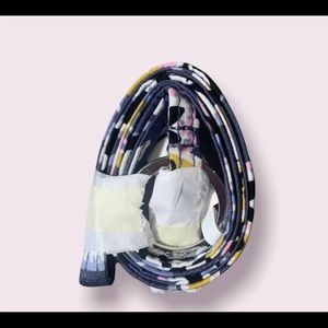NWT Vera Bradley Charmont Meadow Signature Ring & ID Clip Lanyard.